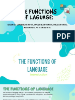 The Functions of Language