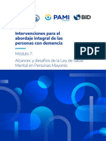 Ley de Salud Mental en Personas Mayores