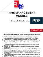 UNA - MD ERP Oracle Based :TIME MANAGEMENT MODULE