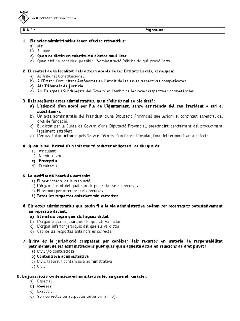 Test A1 | PDF