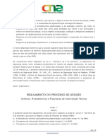 Regulamento Do Processo de Adoção