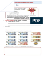 D5 A1 FICHA MAT. Aprendemos Estrategias para Dividir.