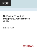 NetBackup1011 WebUIGuide PostgreSQLAdmin