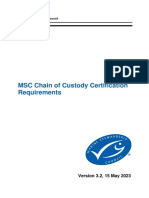 MSC Chain of Custody Standard Default Version Version 5.1 | PDF