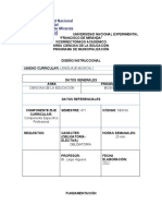 Plan de Curso