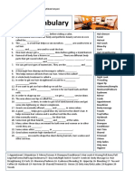 Salon Vocabulary Worksheet Templates Layouts - 133772