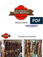 Recetario Charcuteria