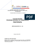 2- Sinoptico Trayecto 1. PNF.FISIOTERAPIA.Plan de Estudios 2012