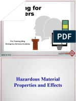 Hazardous Material Properties and Effects Overview IT Inst