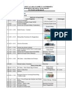 Rundown Acara Family Gathering CV Sam Go