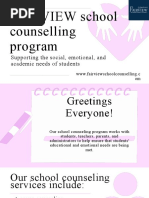 FAIRVIEW School Counselling Program