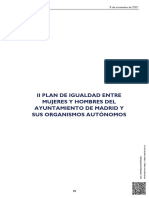 II Plan de Igualdad Ayto de Madrid