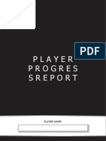 Player Progress Report Black