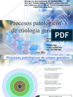Procesos Patológicos de Origen Genético