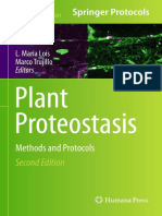 Plant Proteostasis Methods and Protocols (L. Maria Lois, Marco Trujillo)