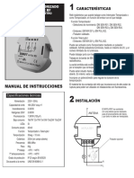 Instrucciones MI PLA R01 Receptor de Detector de Movimiento Dinuy