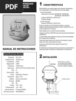 Instrucciones MI PLA R01 Receptor de Detector de Movimiento Dinuy