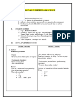 7 E's Detailed LESSON PLAN in SCIENCE