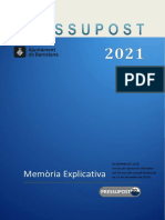 Ajuntament de Barcelona (2020) - Memòria Explicatva Pressupost 2021