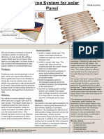 Cooling System For Solar Panel (Team - Alpha)