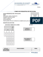 Formulario de Estatura