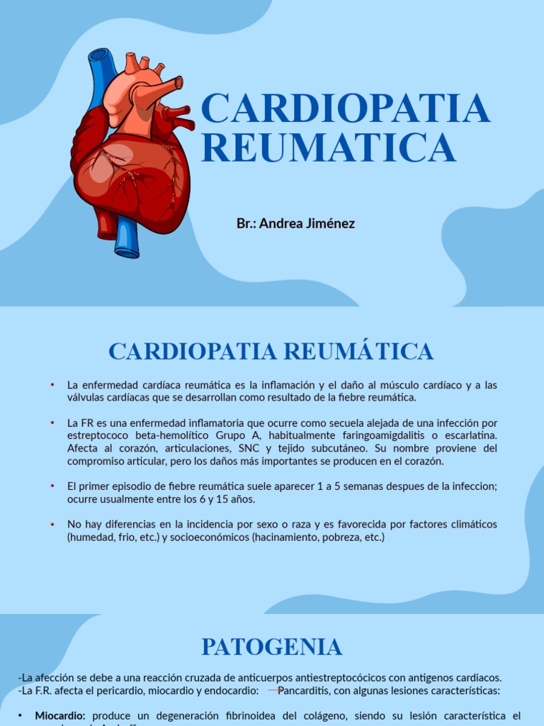 Cardiopatia Reumatica PDF Inmunología Ciencias de la Salud