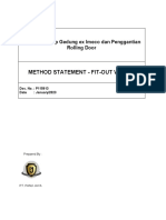 Method Statement Perbaikan Atap Ex Imeco Dan Pemasangan Rolling Door REV 2