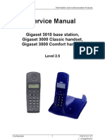 11-09-23 Service Manual Gigaset 3010 Base, 3000 Classic & Comfort
