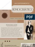 un experimento democratico