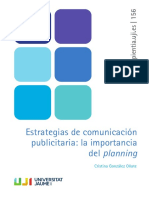 Etrategias de Comunicacion Publicitaria