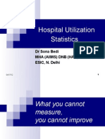 Hospital Utilization Statistics Dashboard