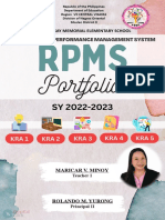 E RPMS Portfolio 2022 2023
