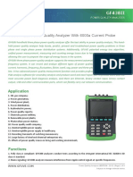 GF438II Power Qualtiy Analyzer GFUVE