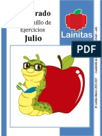 6to Grado - Cuadernillo de Ejercicios Julio (2022-2023)
