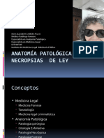 Anatomía Patológica en Las Necropsias de Ley