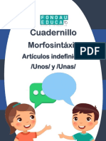 CUADERNILLO ART+ìCULOS INDEFINIDOS UNOS-UNAS