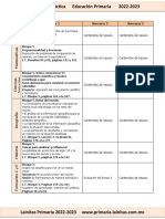 Julio - 6to Grado Dosificaci N (2022-2023)