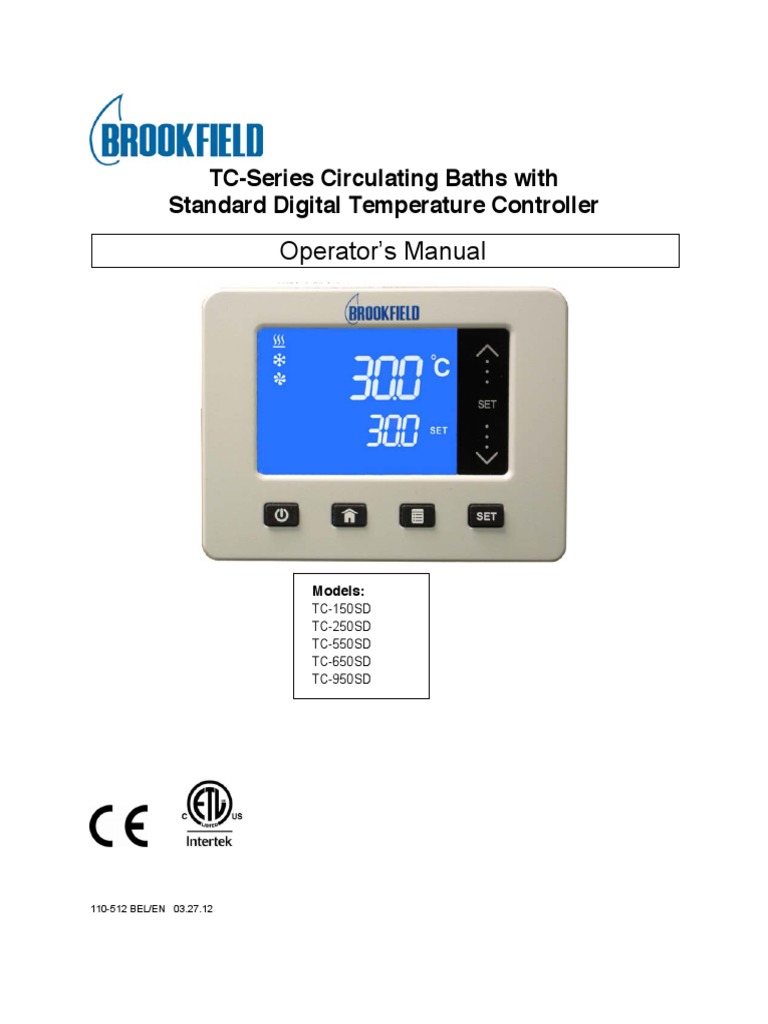 Bel sd controller manual pdf