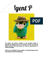 Agent P Amigurumi Pattern 3
