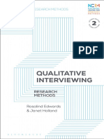 Rosalind Edwards - Qualitative Interviewing - Research Methods (Bloomsbury Research Methods) (By Team-IRA) - Bloomsbury Academic (2023)