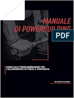 Manuale Di Powerbuilding Guida Alla Programmazione Di Forza e Ipertrofia