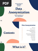 Data Anonymization