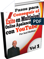 7 Pasos para Conseguir El Éxito en Multinivel Online Apalancándote Con YouTuba - Joel Molina