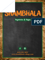 Shambhala Village Menu 2023