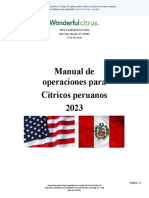 2023 Peruvian Citrus Operations Manual Es