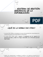 ISO 27001 - Sistema de Gestión de Seguridad