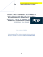 Ministerio Del Interior: Secretaría General de Instituciones Penitenciarias Subdirección General de Recursos Humanos