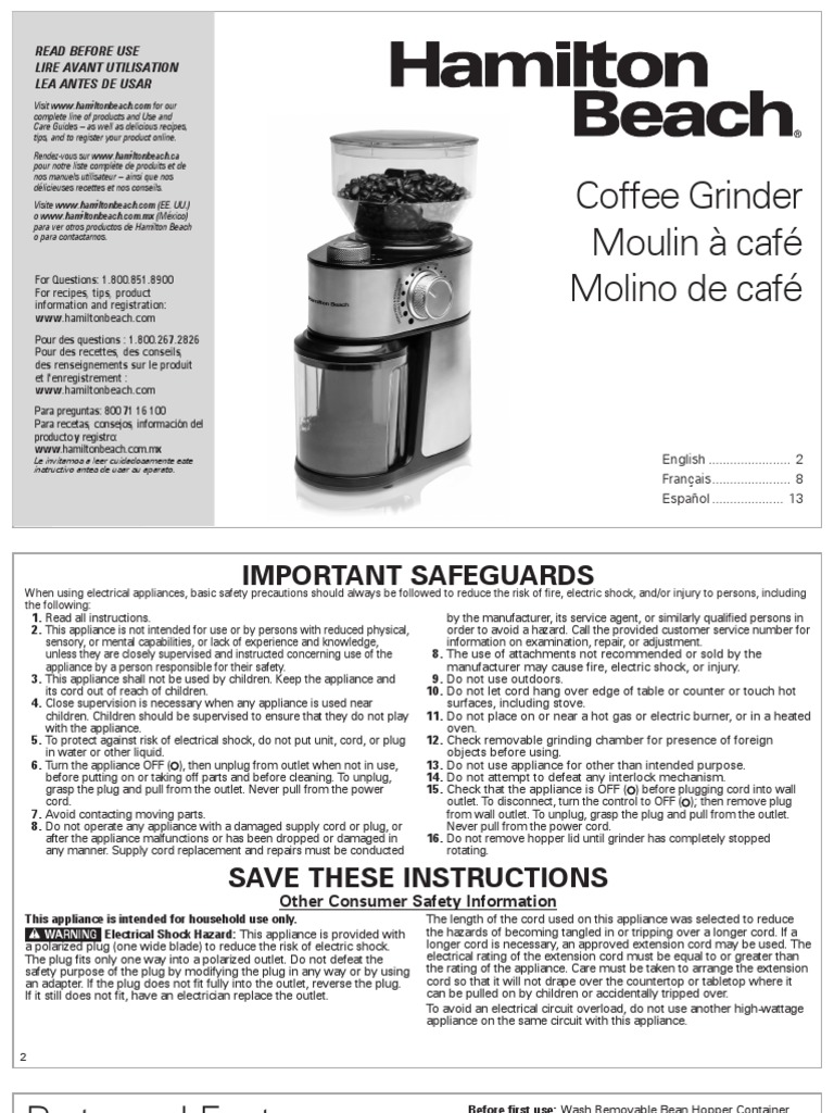 Moulin à café automatique Supreme Grind par Cuisinart, 18 réglages