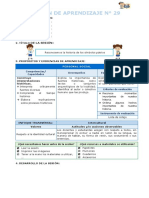 Sesiones de Aprendizaje - EDA V Semana 4