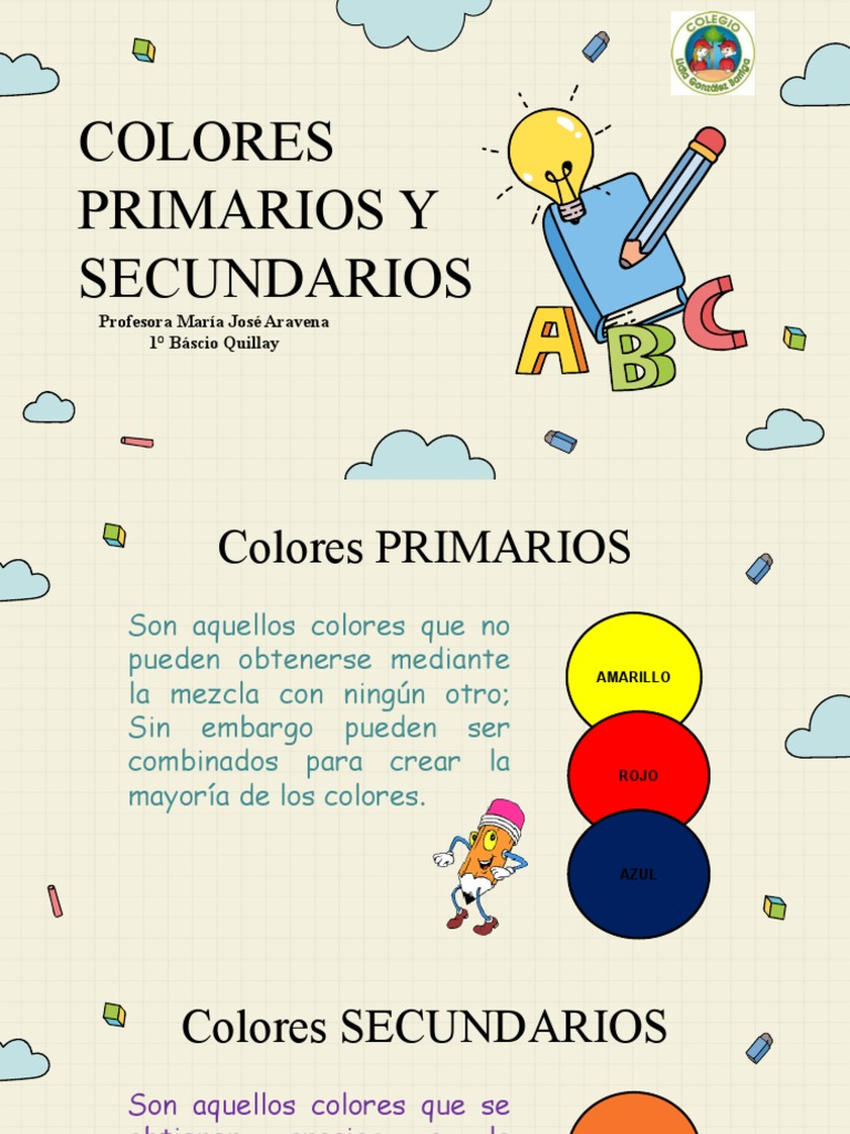 Colores Primarios y Secundarios para Niños | PDF | Color | Diseño gráfico